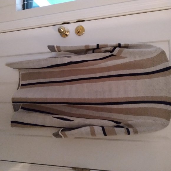 Stripped Duster Sweater - Picture 2 of 4